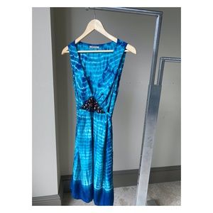 Velvet Tie-Dye Dress